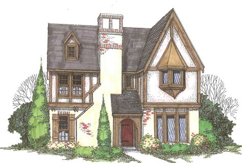 small tudor home plans.